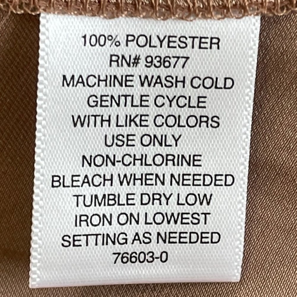 NWT Liz Claiborne Sleeveless Blouse, Women's Size XXL, Copper NEW MSRP $44 * - Picture 6 of 8